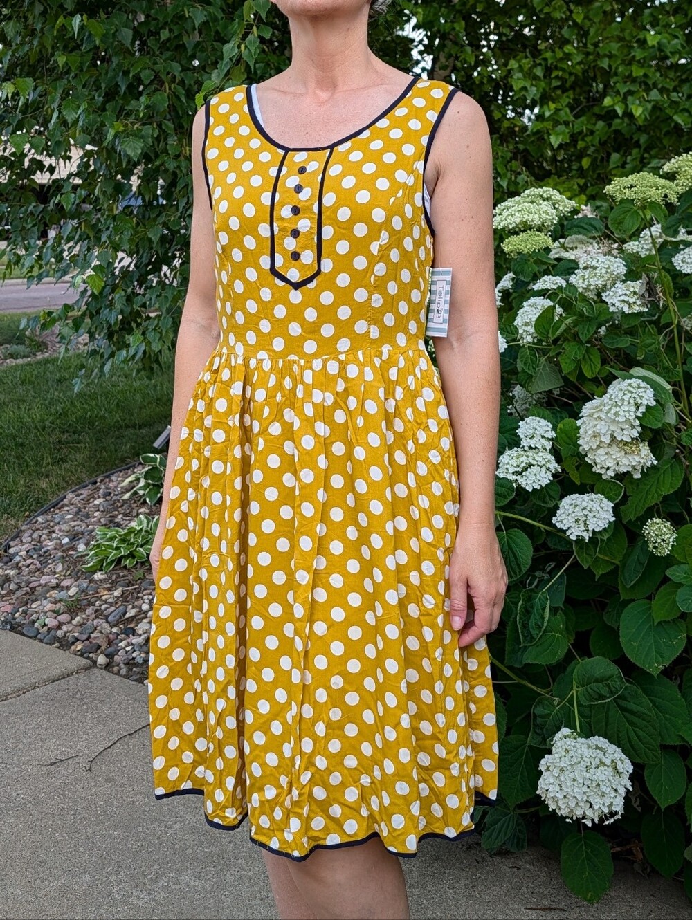 new TULIP B polka dot jumper dress S